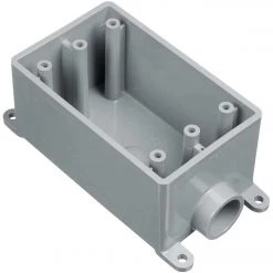 Buy 😀 Carlon 1-Gang PVC Molded Rigid Non-Metallic Dead-End Termination Wall Box, 1 In. Outlet 😉