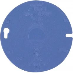 Outlet ✨ Carlon 4 In. Blank Blue Round Box Cover 🧨