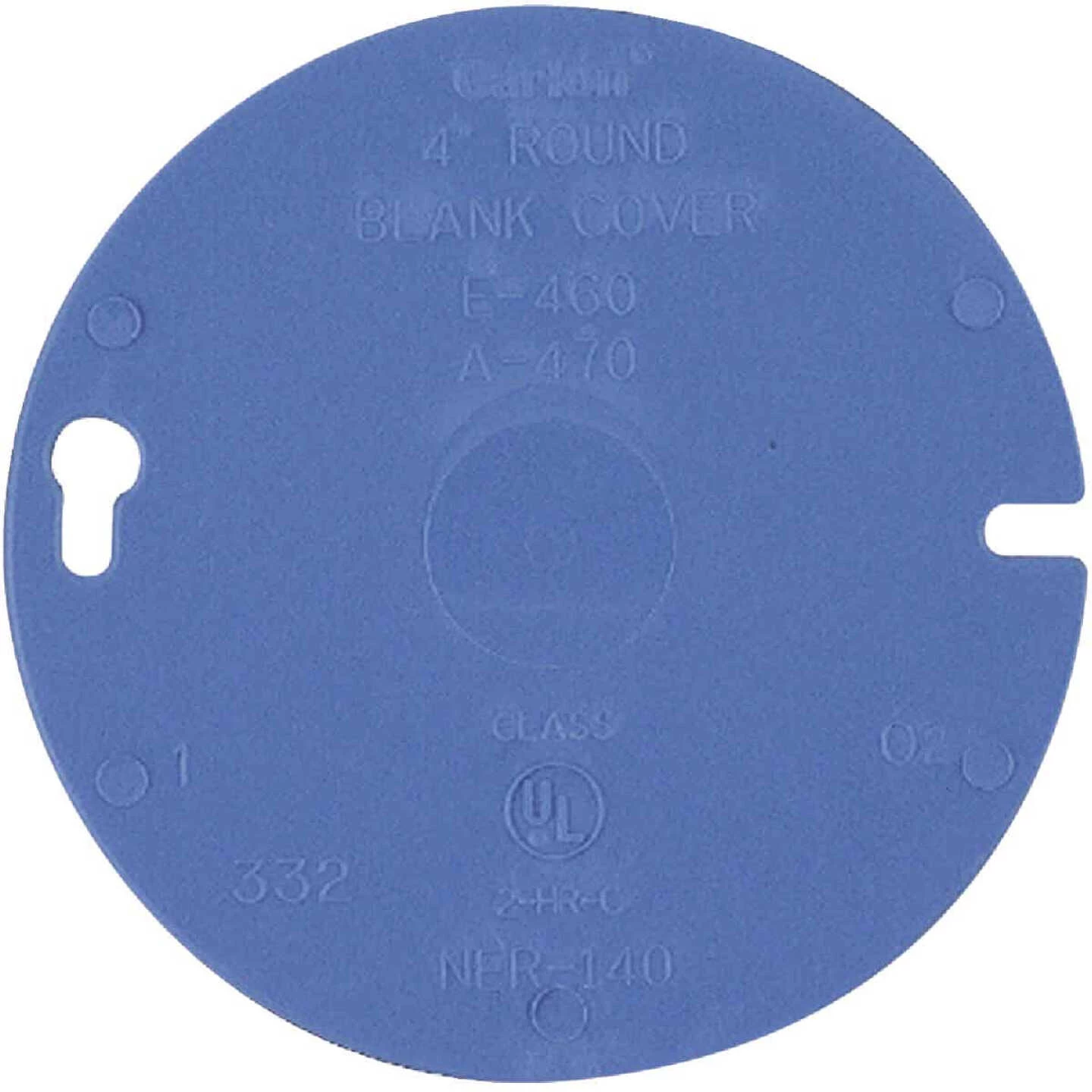 Outlet ✨ Carlon 4 In. Blank Blue Round Box Cover 🧨