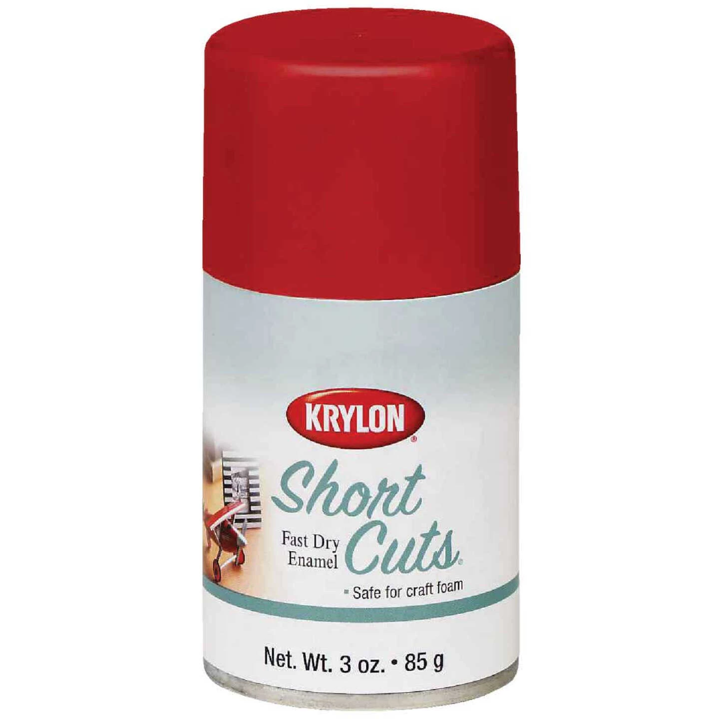 Wholesale 😀 Krylon Short Cuts 3 Oz. High-Gloss Enamel Spray Paint, Red Pepper ✔️