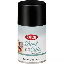 Hot Sale 🎁 Krylon Short Cuts 3 Oz. High-Gloss Enamel Spray Paint, Black 🔔