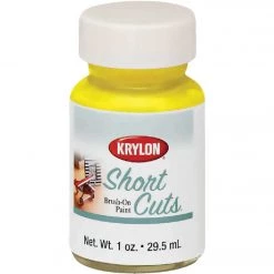Outlet 💯 Krylon Short Cuts Sun Yellow High Gloss 1 Fl Oz Hobby Paint ✨
