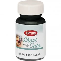 Discount 😀 Krylon Short Cuts Black High Gloss 1 Fl Oz Hobby Paint 🌟