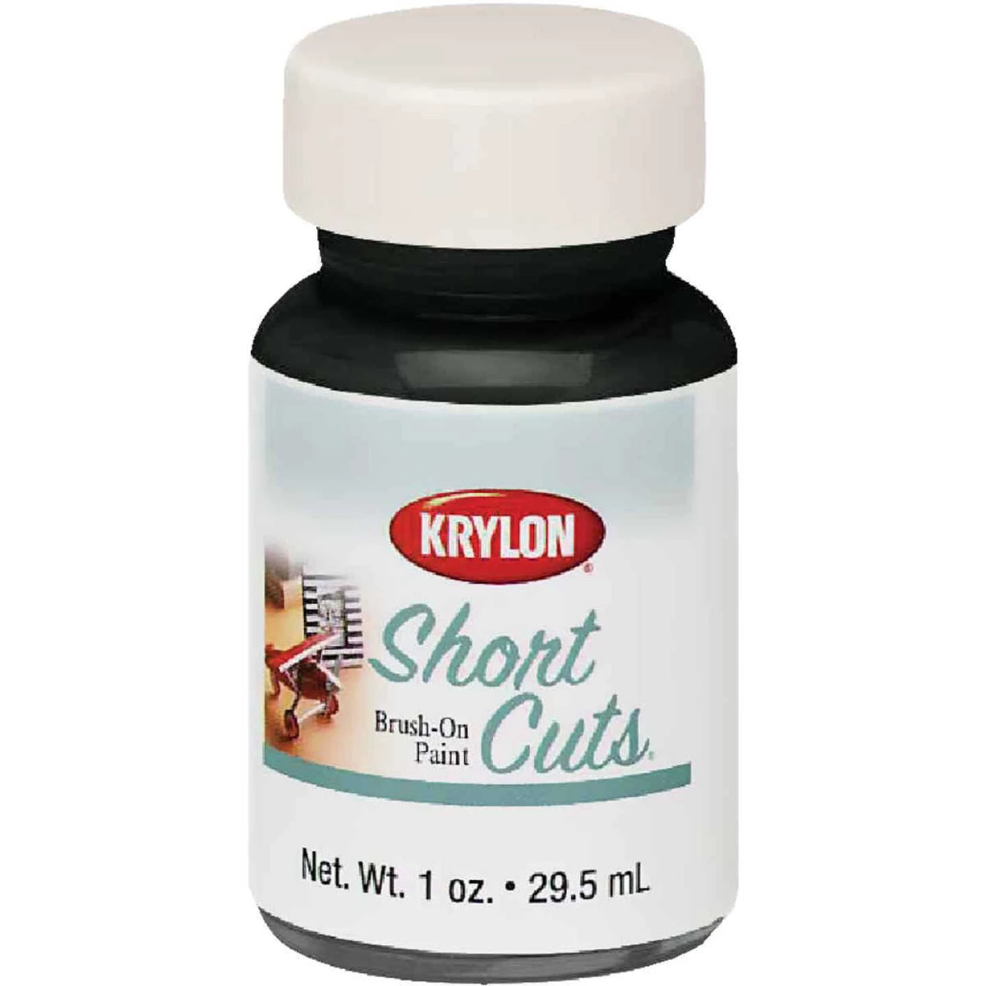 Discount 😀 Krylon Short Cuts Black High Gloss 1 Fl Oz Hobby Paint 🌟