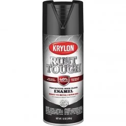 Best Pirce ✨ Krylon Rust Tough 12 Oz. Gloss Alkyd Enamel Spray Paint, Black 👍