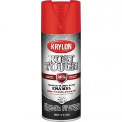 Best deal 😉 Krylon Rust Tough 12 Oz. Gloss Alkyd Enamel Spray Paint, Classic Red 😉
