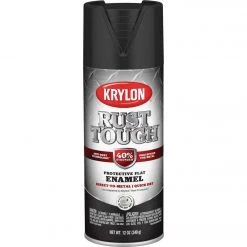Cheapest ⌛ Krylon Rust Tough 12 Oz. Flat Alkyd Enamel Spray Paint, Black ⌛