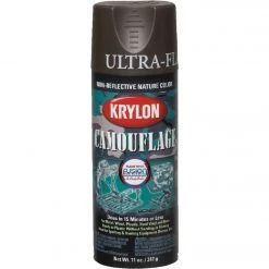 Best Pirce 😍 Krylon Camouflage 11 Oz. Ultra-Flat Spray Paint, Brown ⌛