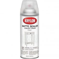 Hot Sale 🧨 Krylon CHALKY FINISH 11 Oz. Chalk Spray Paint Sealer, Clear ⌛
