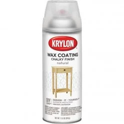 Budget 😀 Krylon CHALKY FINISH 11.5 Oz. Subtle Wax 🧥 Coating Spray Paint, Natural 🎉