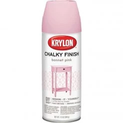 Best deal 🛒 Krylon CHALKY FINISH 12 Oz. Ultra Matte Chalk Spray Paint, Bonnet Pink ⭐