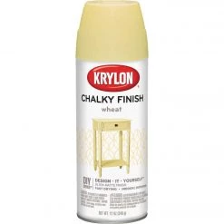 Flash Sale 🥰 Krylon CHALKY FINISH 12 Oz. Ultra Matte Chalk Spray Paint, Wheat 🧨