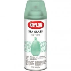 Brand new 😉 Krylon 12 Oz. Frosted Sea Glass Finish Spray Paint, Sea Foam 👍