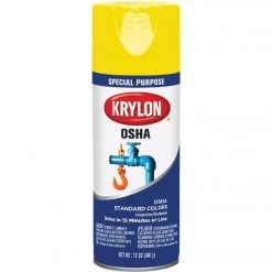Outlet ✔️ Krylon OSHA 12 Oz. Gloss Spray Paint, Safety Yellow ⌛