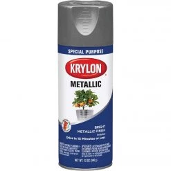 Cheap 🌟 Krylon Metallic 11 Oz. Flat Spray Paint, Dull Aluminum ✔️