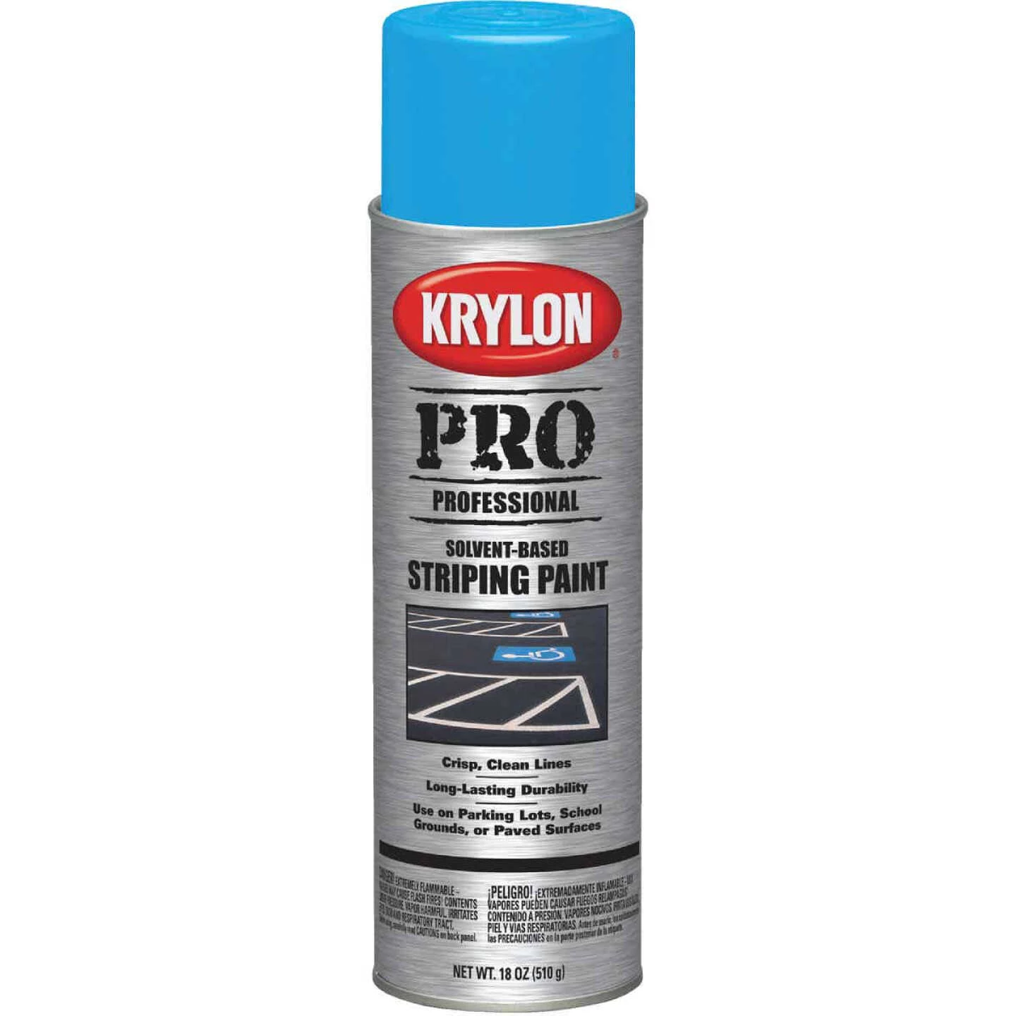 Hot Sale ⭐ Krylon Handicap Blue 18 Oz. Professional Striping Paint ⌛