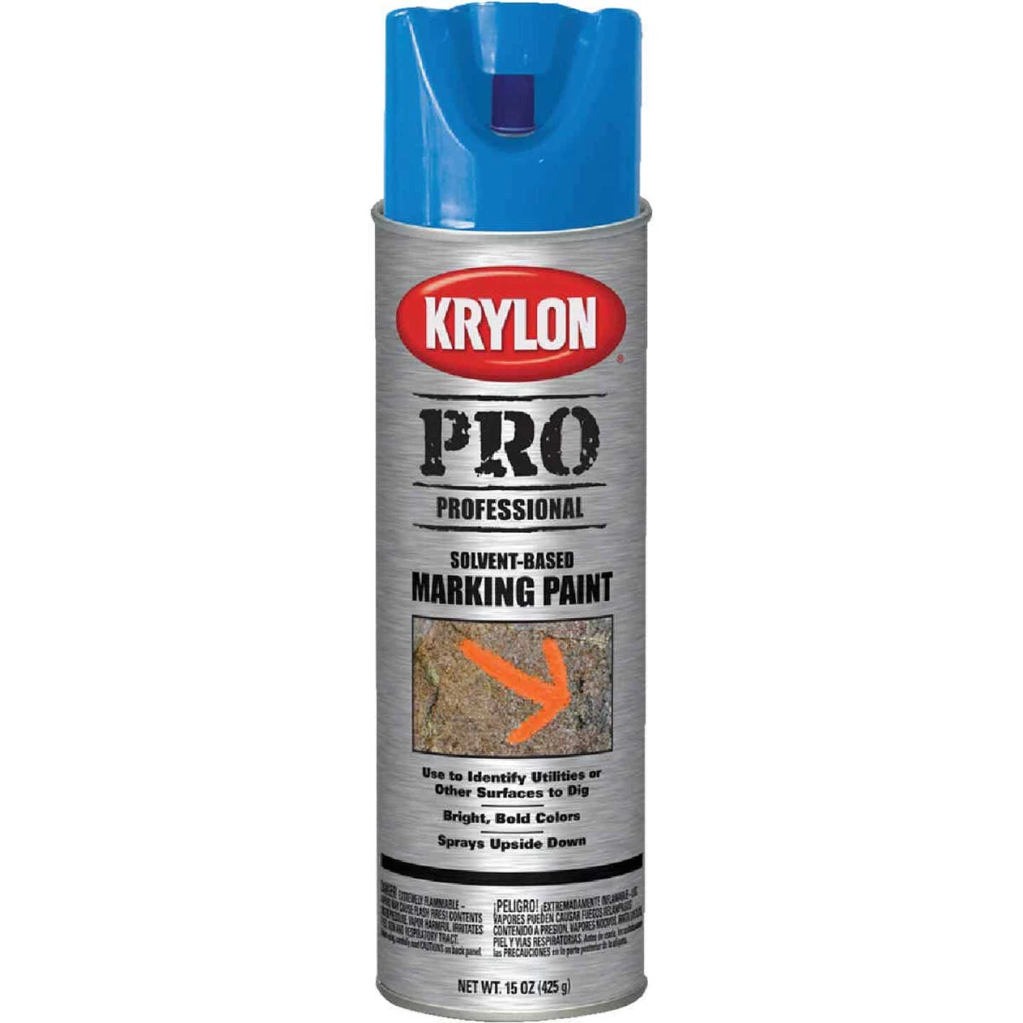 New ✨ Krylon APWA Blue 15 Oz. Inverted Marking Spray Paint 🎁