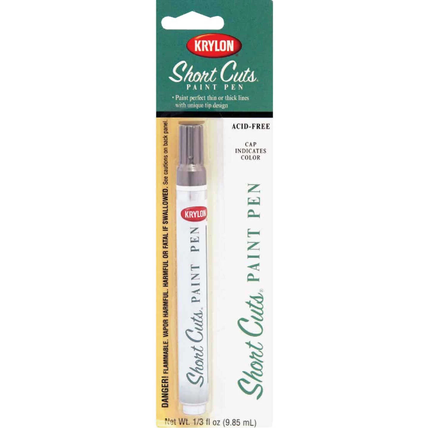 Best reviews of ✨ Krylon Short Cuts 1/3 Fl Oz Chrome Gloss Paint Pen ❤️