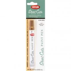 Discount ⭐ Krylon Short Cuts 1/3 Fl Oz Gold Leaf Gloss Paint Pen 🎉