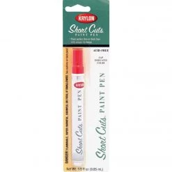 Coupon 🔔 Krylon Short Cuts 1/3 Fl Oz Glow Orange Gloss Paint Pen ✨