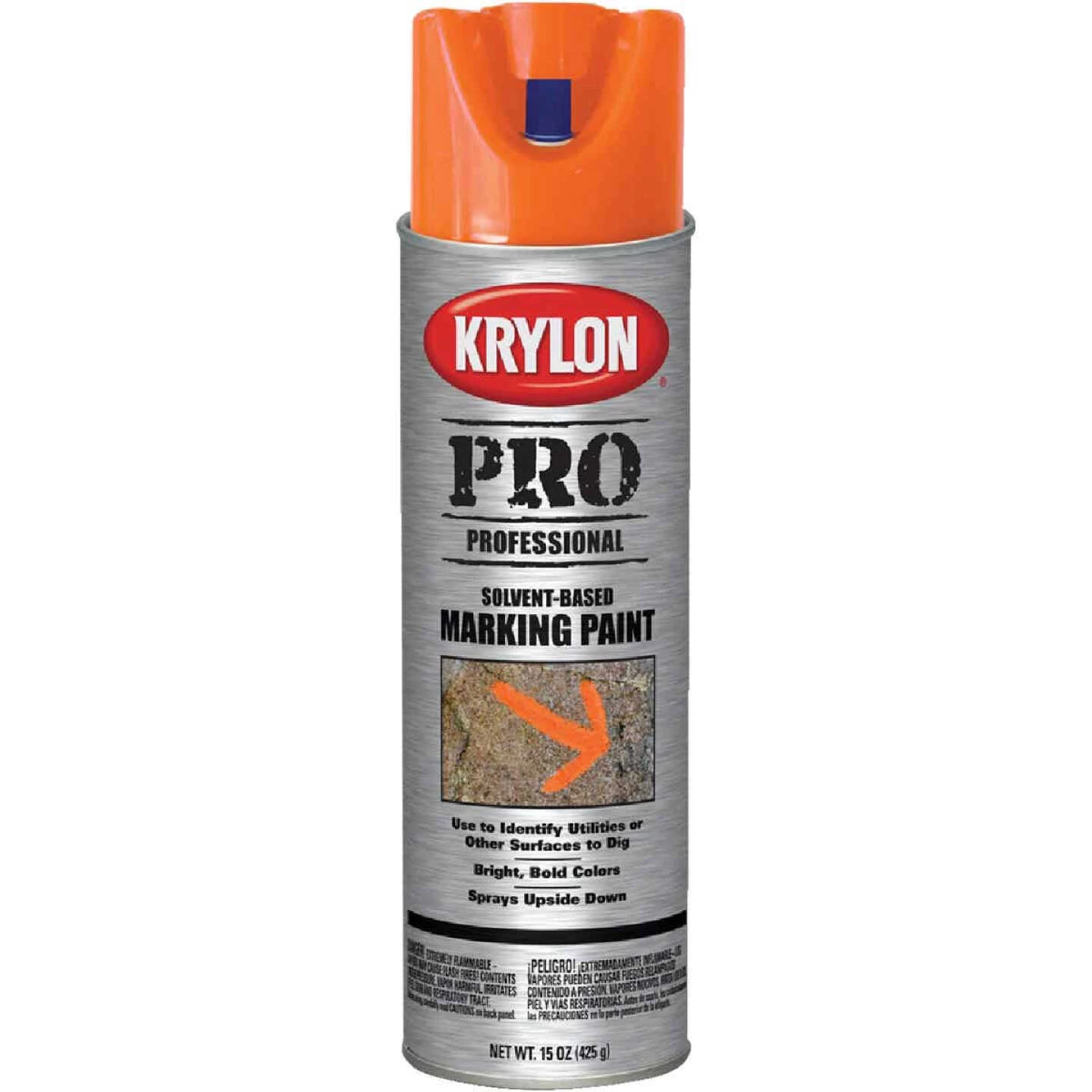 Best Sale 👏 Krylon APWA Orange 15 Oz. Inverted Marking Spray Paint ⭐