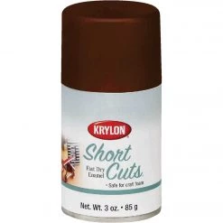 Coupon 🎁 Krylon Short Cuts 3 Oz. High-Gloss Enamel Spray Paint, Espresso 🌟