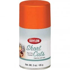 Buy 🔥 Krylon Short Cuts 3 Oz. High-Gloss Enamel Spray Paint, Glow Orange 🛒
