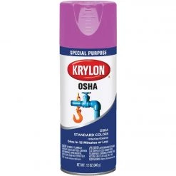 Cheap 🌟 Krylon OSHA 12 Oz. Gloss Spray Paint, Safety Purple 🎁