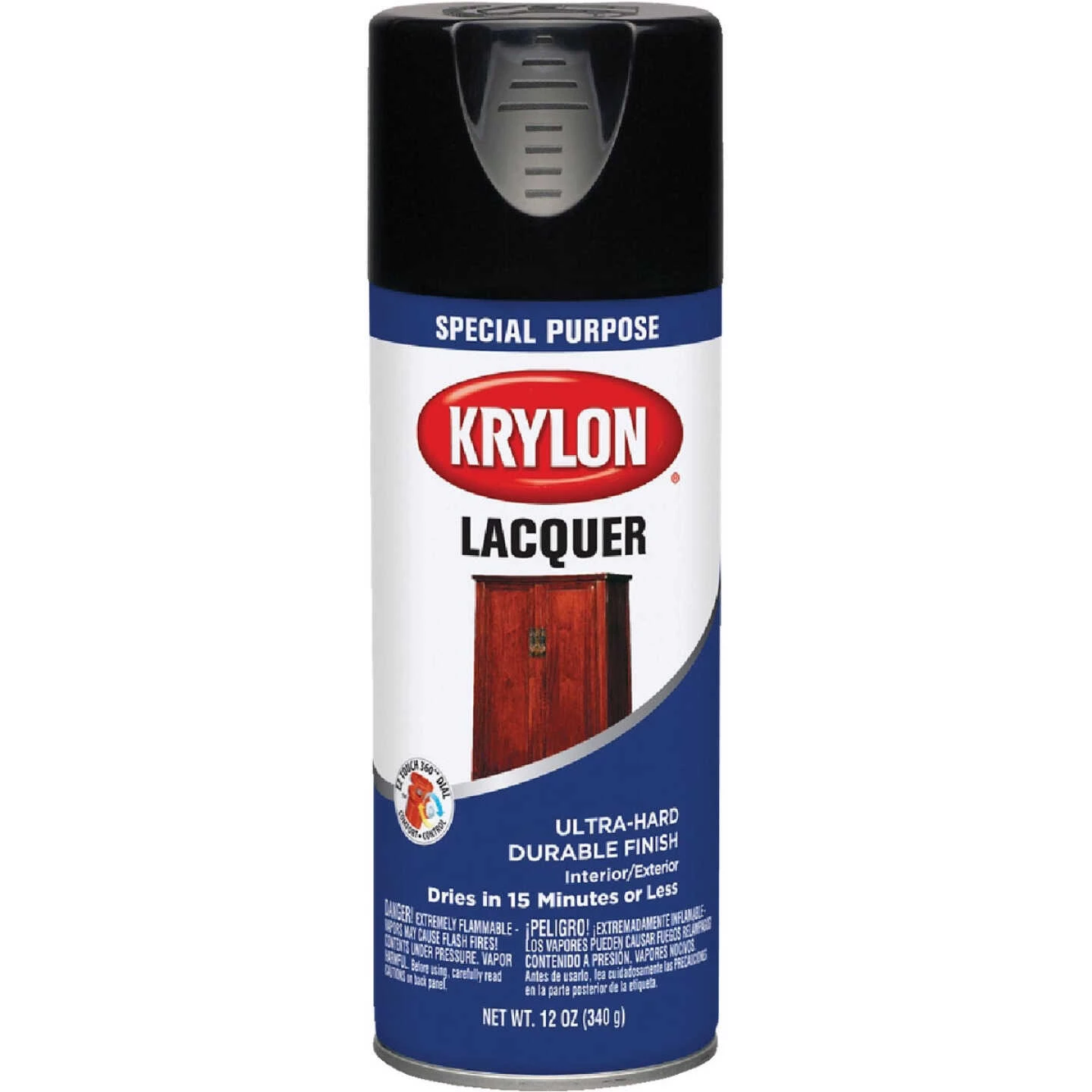 Flash Sale 🎁 Krylon 12 Oz. Black Spray Lacquer 🎁