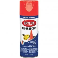 Budget ⭐ Krylon 11 Oz. Fluorescent Spray Paint, Red-Orange 🧨