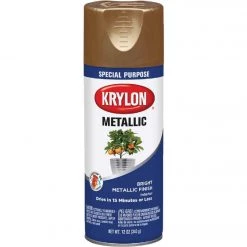 Wholesale 💯 Krylon Metallic 12 Oz. Gloss Spray Paint, Brass 🥰