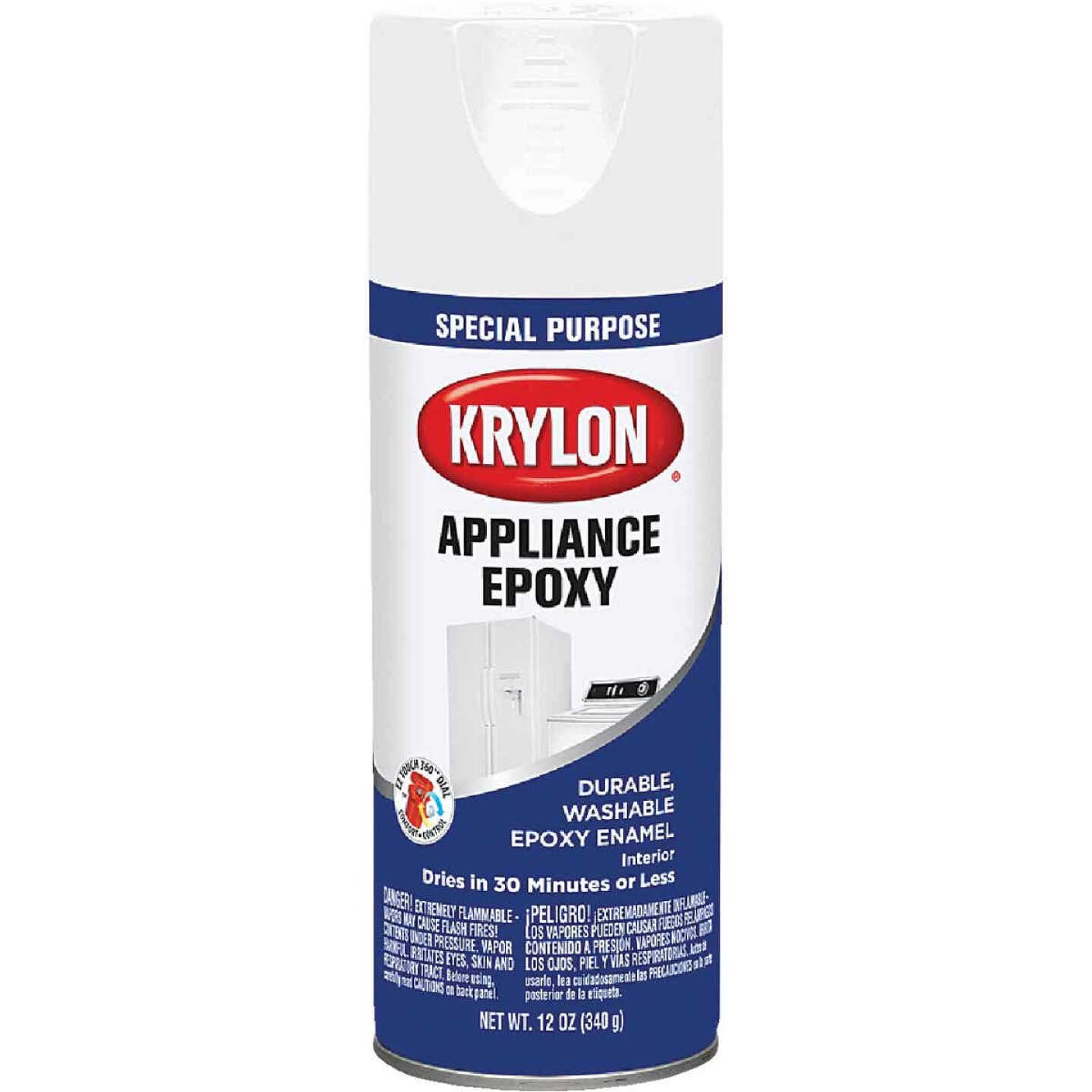 Cheap 🎁 Krylon Gloss Epoxy White 12 Oz. Appliance Spray Paint 👍