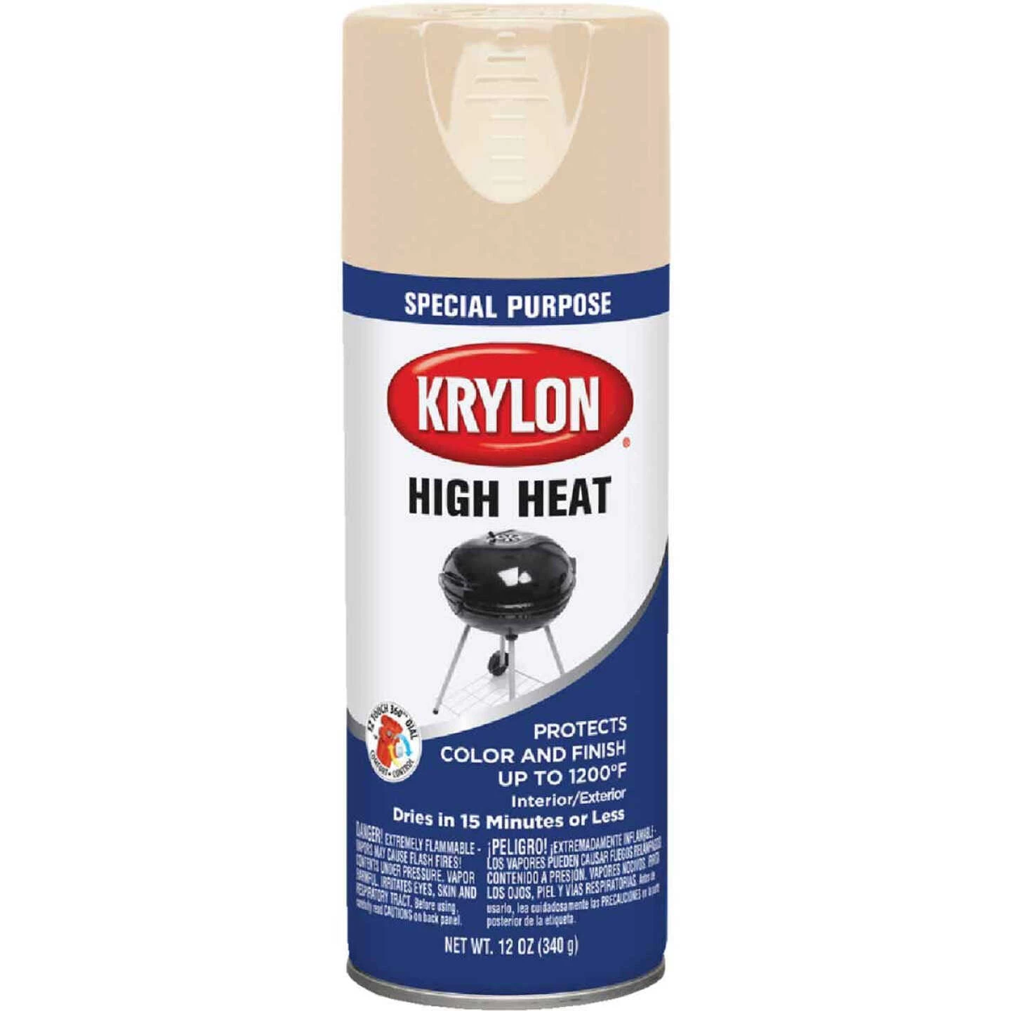 Buy ❤️ Krylon Flat Beige 12 Oz. High Heat Spray Paint 😉