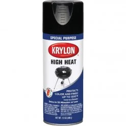 Discount 🔥 Krylon Flat Black 12 Oz. High Heat Spray Paint 👏